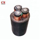 3 core XLPE / TRXLPE insulation medium voltage armoued cable