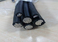 Al/Al alloy/Cu conductor XLPE abc cable with insulated neutral wire
