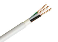 Fixed Installation Copper Conductor Cable Halogen Free Sheathed White Color