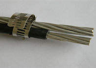 PVC Insulation ABC Power Cable With Messenger Wire , Aerial Insulated Cable