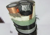 11kv Three Core XLPE Insulation Metal Shielded Power Cable / Aluminum Armored Cable