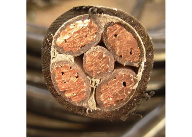 NYY Cable Copper Pvc Insulated And Sheathed Cable / Multi Core Copper Cable