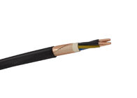 Nycy 3 Cores Polyvinyl Chloride Cable Insulated / Double Sheathed Round Type With Concentric Conductor