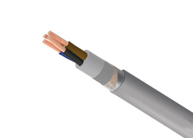 0.6 / 1kv XLPE Insulation Flexible Armored Cable Flame Retardant Grey Outer Sheath