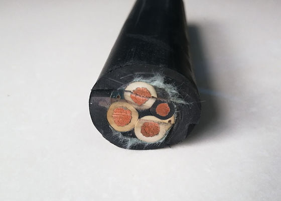 CU/EPR/CPE 3 Conductor Type GGC Cable Round Portable Mining Power Cable 2000V