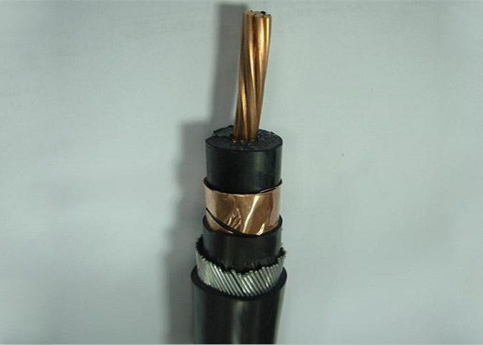 XLPE / PVC Insulated Steel Tape Armoured MV Power Cable PVC Sheath