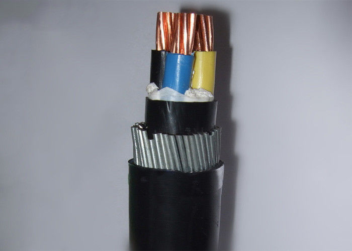 Aluminum Conductor 2 / 3 Core Power Cable Steel Wire Armored Swa Power Cable