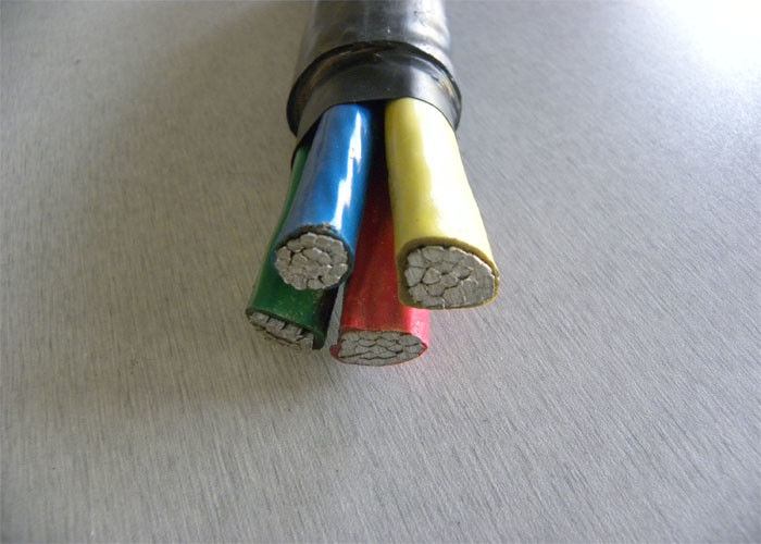 Aluminium Conductor Four Core Electrical Cable With ICEA Cable Standard