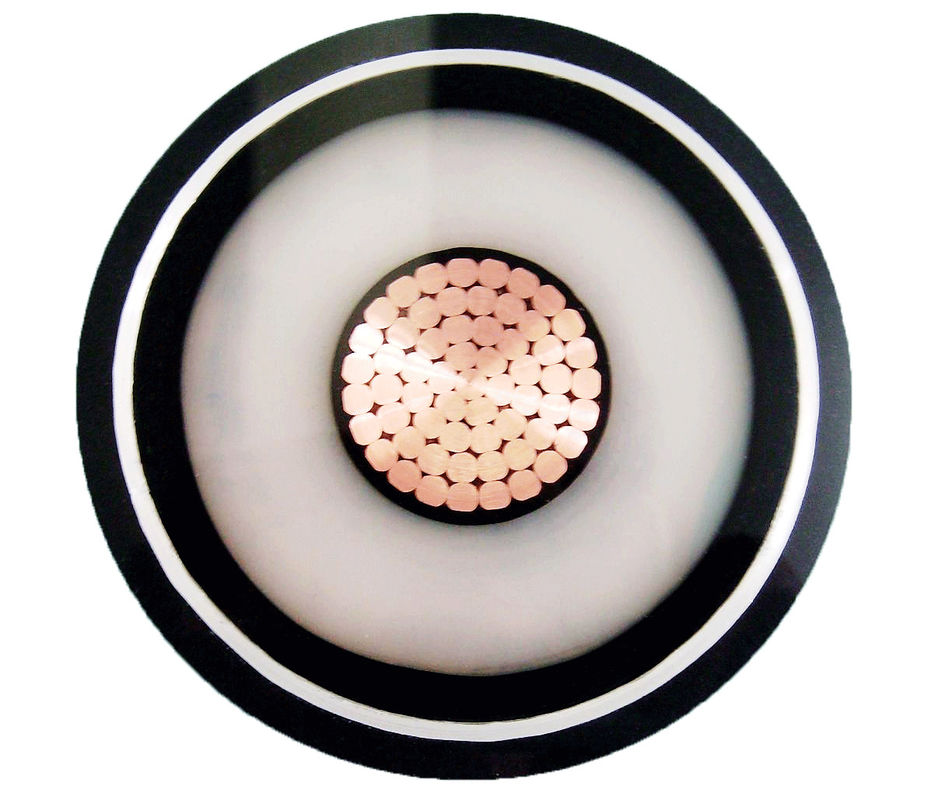 One Core Copper High Voltage Electrical Cable Currugated Al Sheath