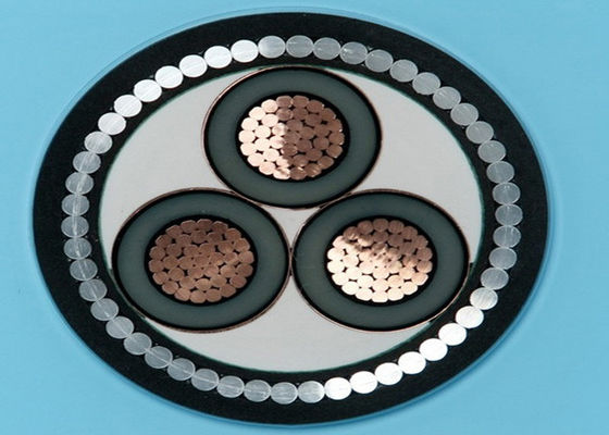 Steel Wire Multi Core Armoured Cable Three Core LLDPE/LSHF Sheath